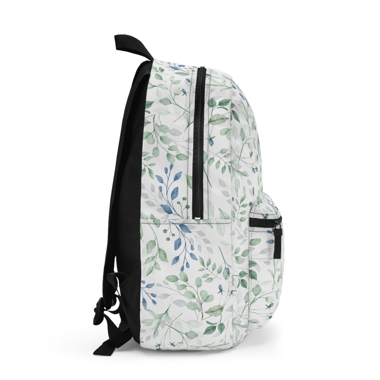 Botanical Print Backpack, Floral School Bag, Trendy Laptop Carrier, Nature Lover Gift, Eco-Friendly Accessories