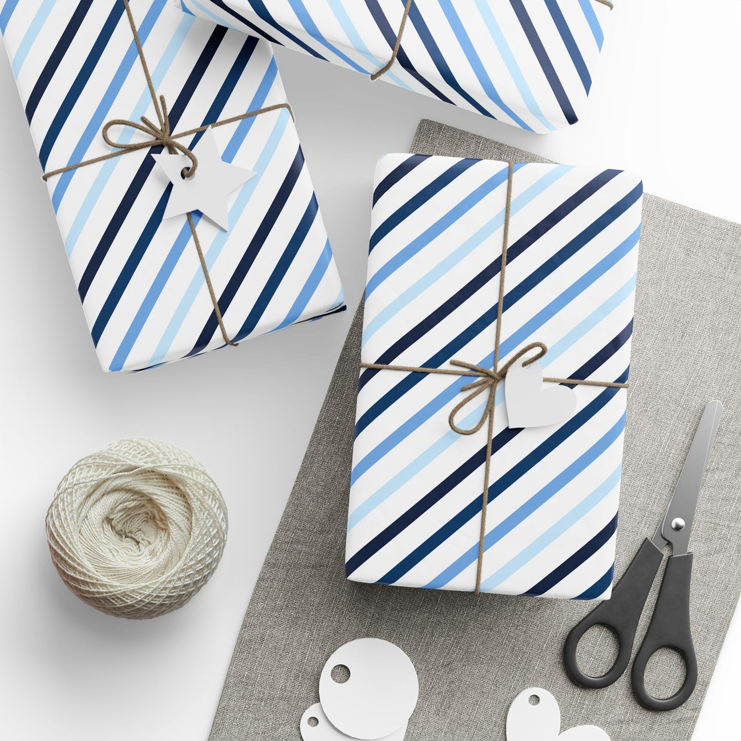 Modern Striped Wrapping Paper, Elegant Gift Wrap for Birthdays, Holidays, Baby Showers, Eco-Friendly Packaging, Stylish Presents