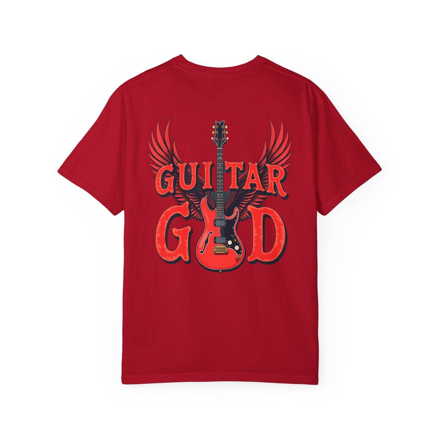 Guitar God T-Shirt, Music Lover Gift, Unisex Graphic Tee, Rock & Roll Apparel, Concert Outfit, Gift for Musicians