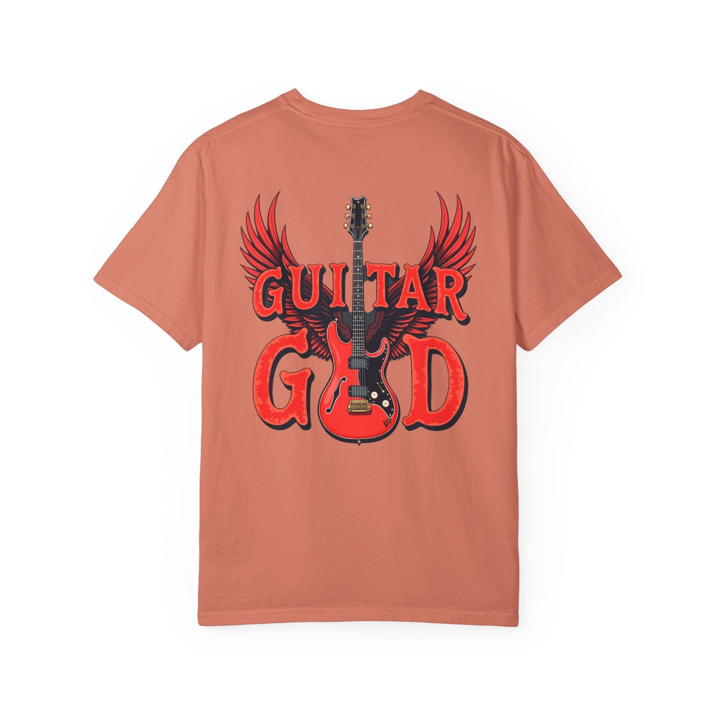 Guitar God T-Shirt, Music Lover Gift, Unisex Graphic Tee, Rock & Roll Apparel, Concert Outfit, Gift for Musicians