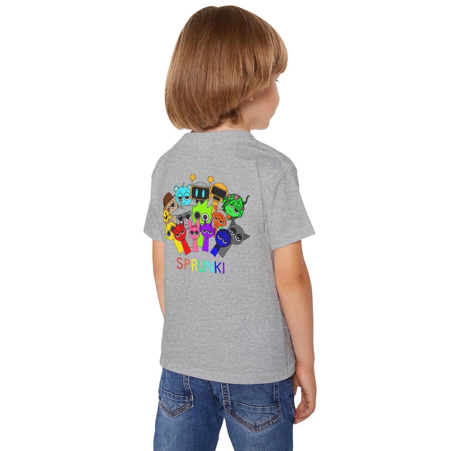 Colorful Toddler T-Shirt with Fun Characters | Kids Gift, Birthday Shirt, Holiday Apparel, Playful Outfit, Cute Tee