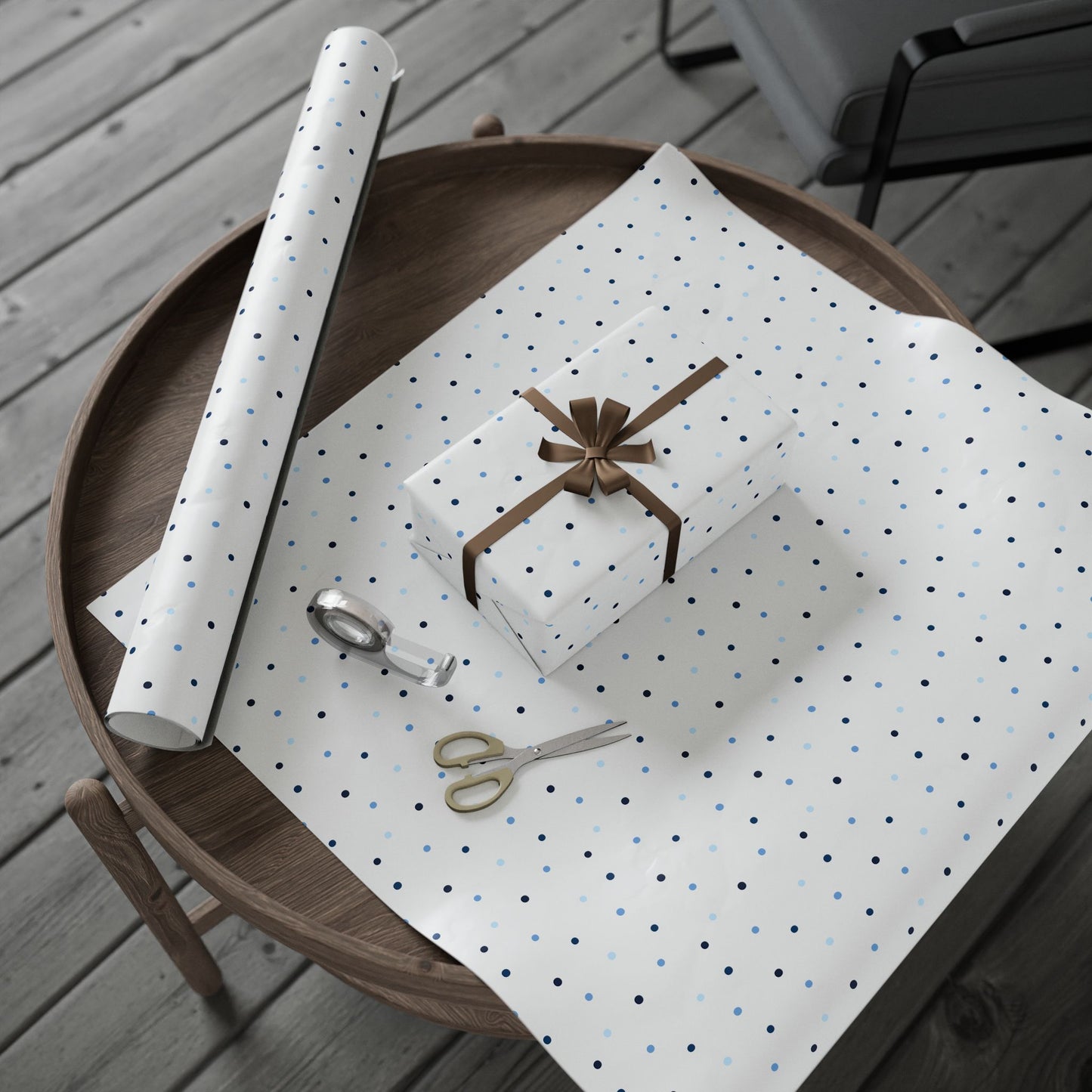 Elegant Polka Dot Wrapping Paper, Gift Wrap for All Occasions, Birthday, Holiday, Wedding, Baby Shower
