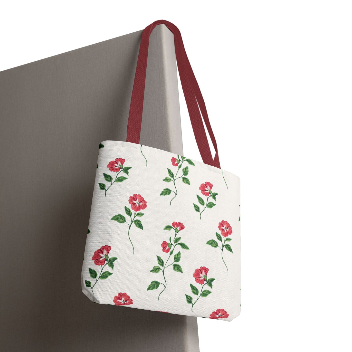Floral Print Tote Bag - Stylish Everyday Accessory, Beach Bag, Shopping Tote, Gift for Her, Flower Lover's Canvas Bag