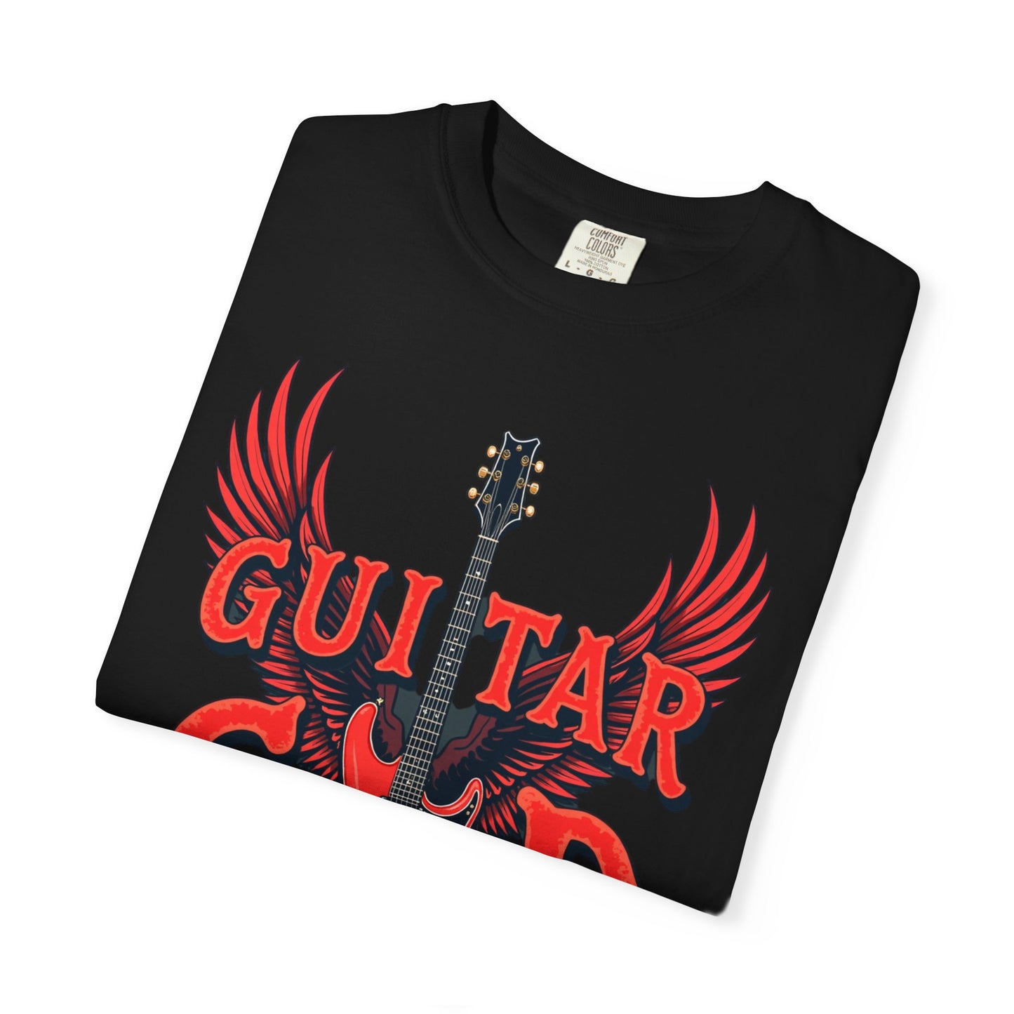 Guitar God T-Shirt, Music Lover Gift, Unisex Graphic Tee, Rock & Roll Apparel, Concert Outfit, Gift for Musicians