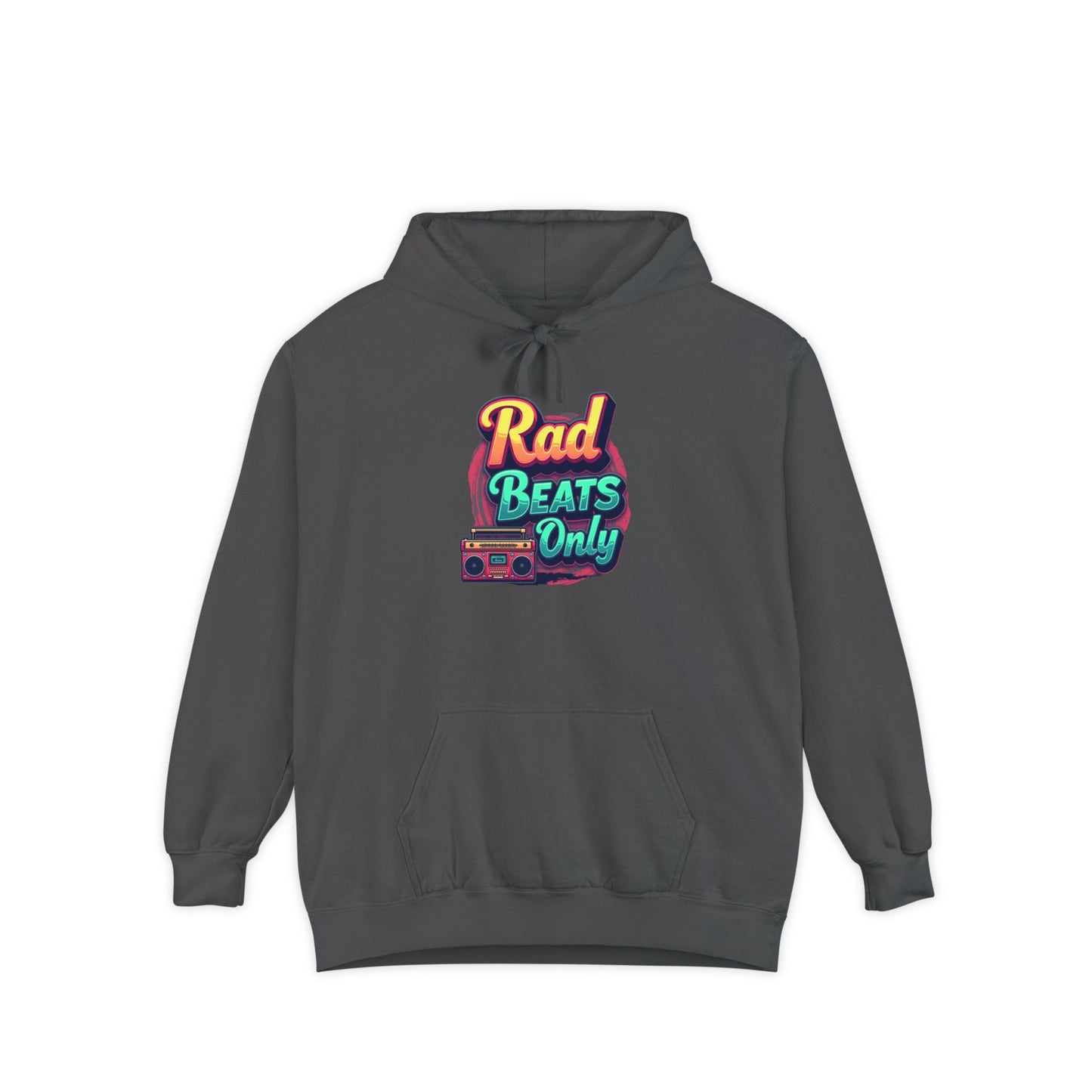 Rad Beats Unisex Hoodie, Music Lover Gift, Fun Retro Apparel, Unique Streetwear, Perfect for Casual Outfits