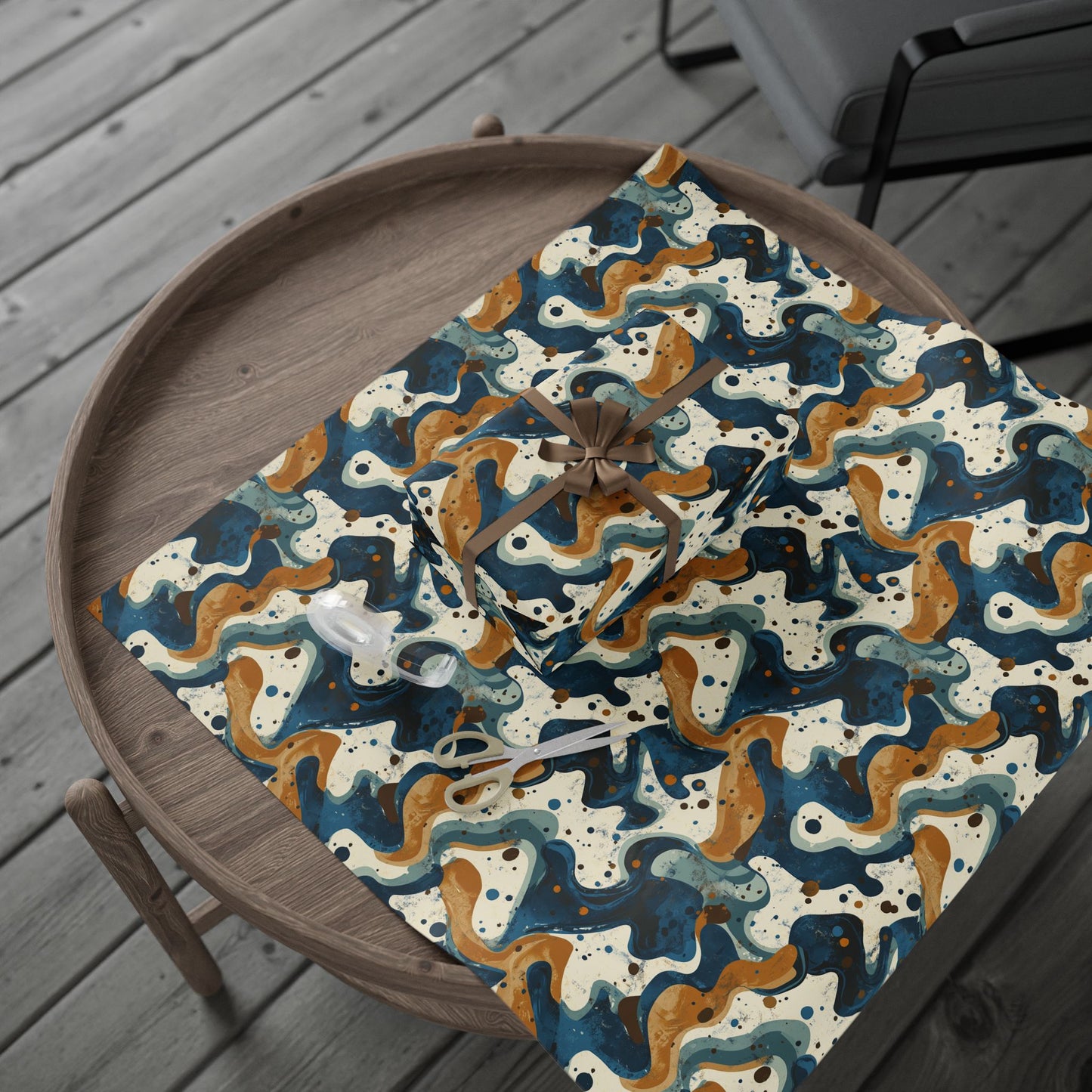 Artistic Wrapping Paper, Colorful Gift Wrap, Modern Decorative Paper, Unique Present Cover, Creative Packaging Solution