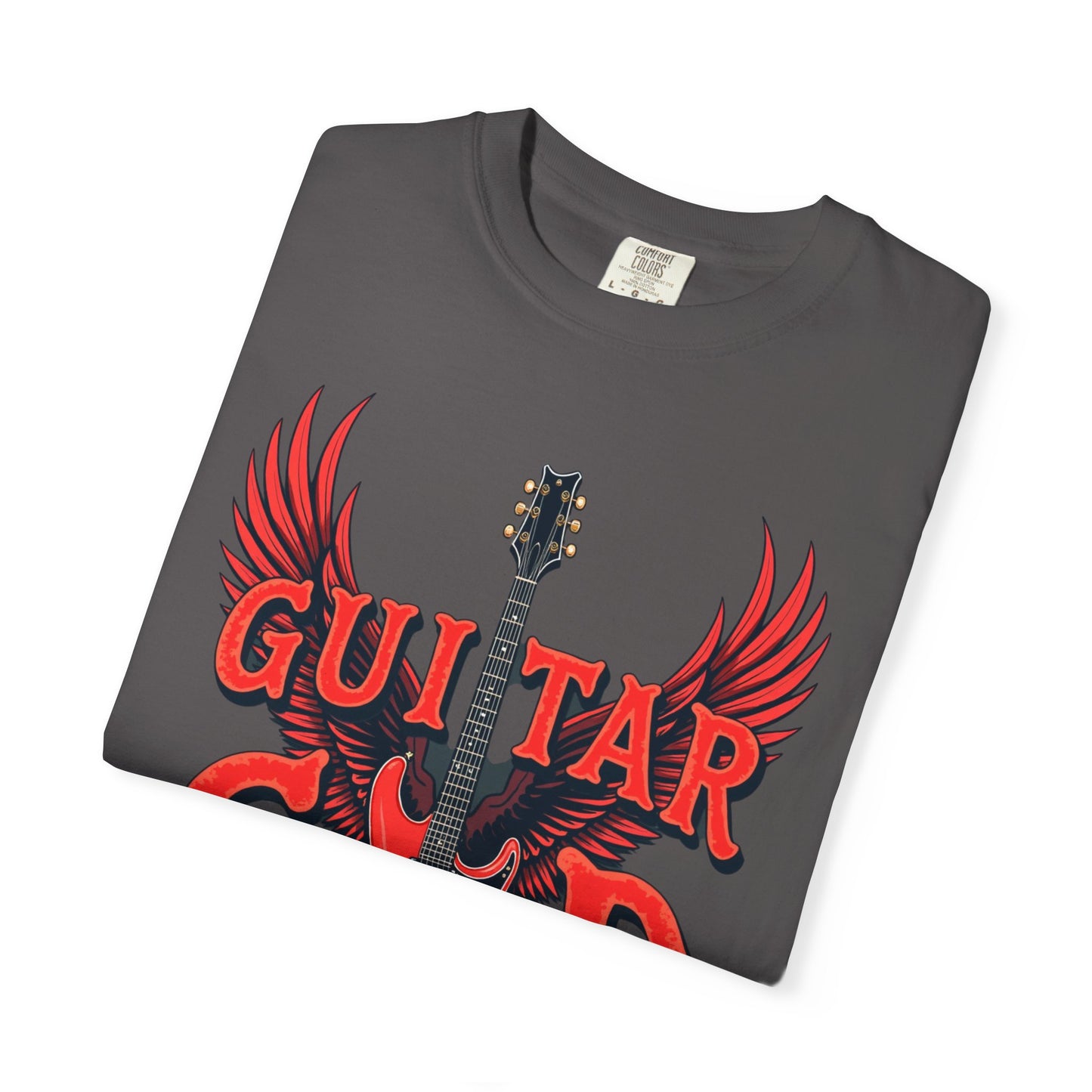Guitar God T-Shirt, Music Lover Gift, Unisex Graphic Tee, Rock & Roll Apparel, Concert Outfit, Gift for Musicians