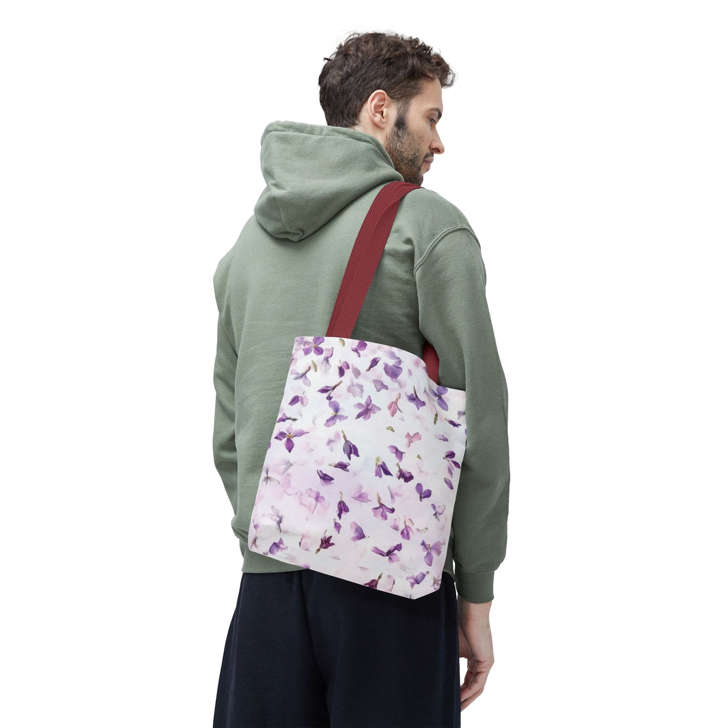 Elegant Floral Tote Bag, Stylish Shopping Bag, Reusable Eco-Friendly Tote, Perfect for Gifts, Spring & Summer Outings