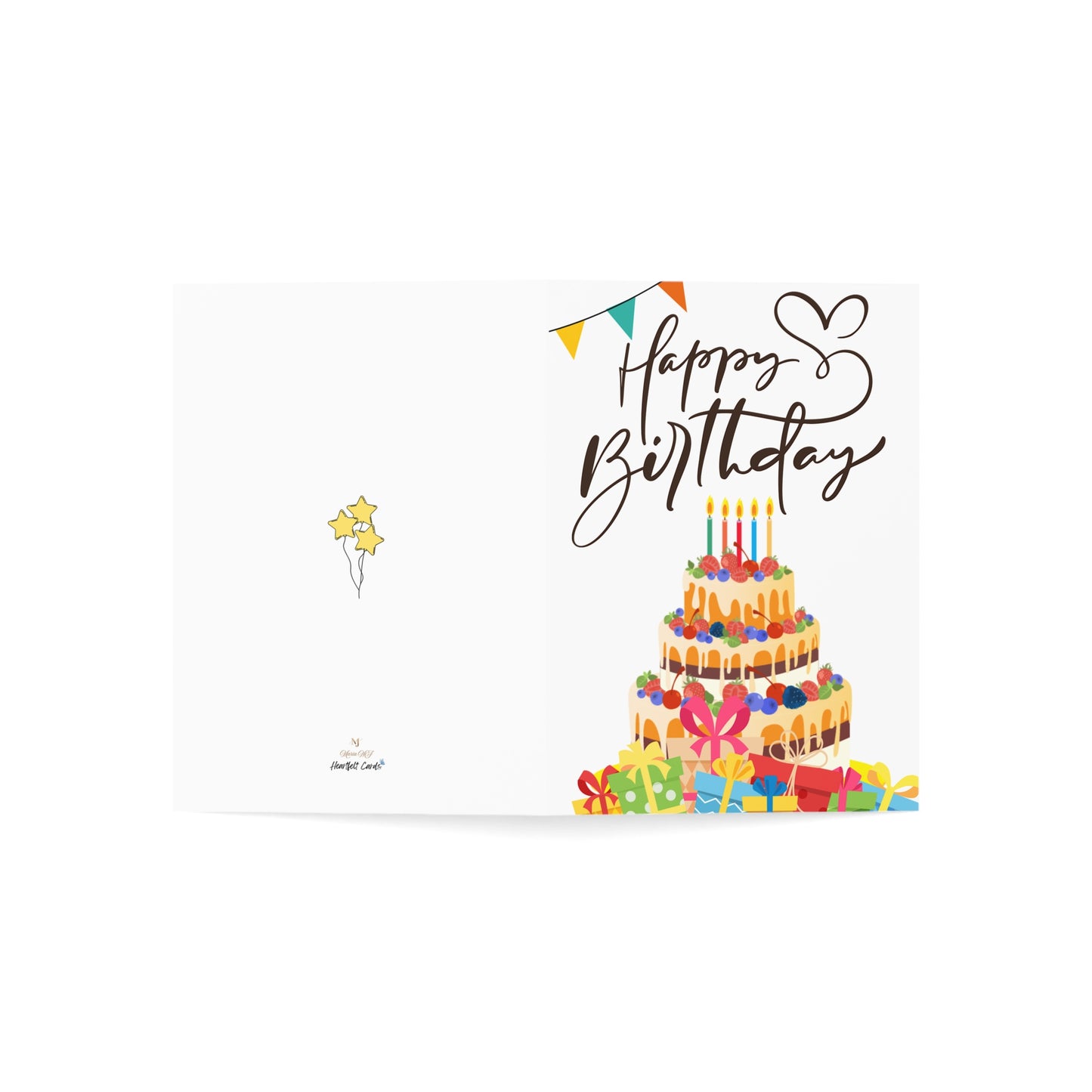 Happy Birthday Greeting Cards Set - 1, 10, 30, or 50pcs