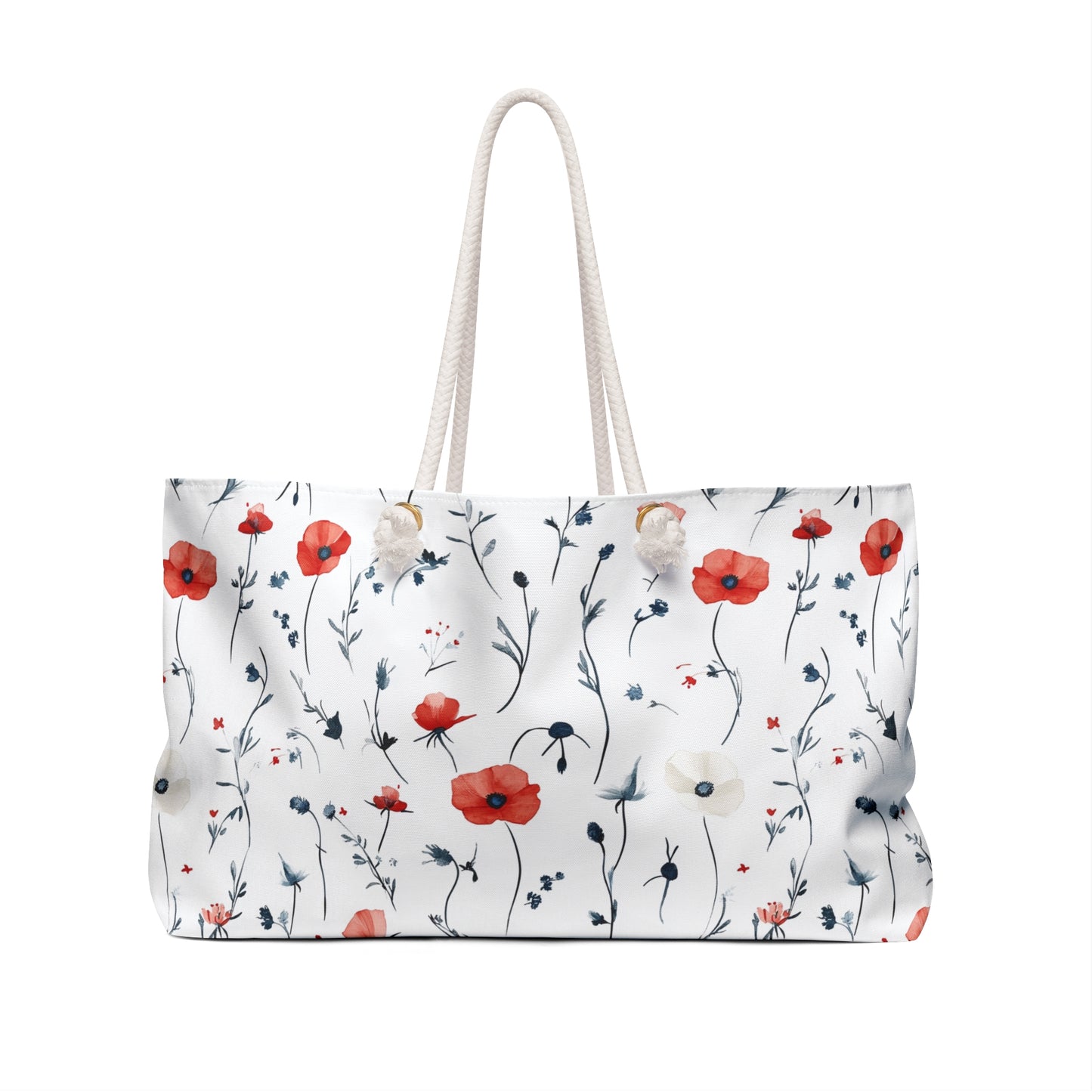 Floral Weekender Bag | Stylish Travel Tote, Beach Bag, Gym Bag, Overnight Bag, Gift for Her