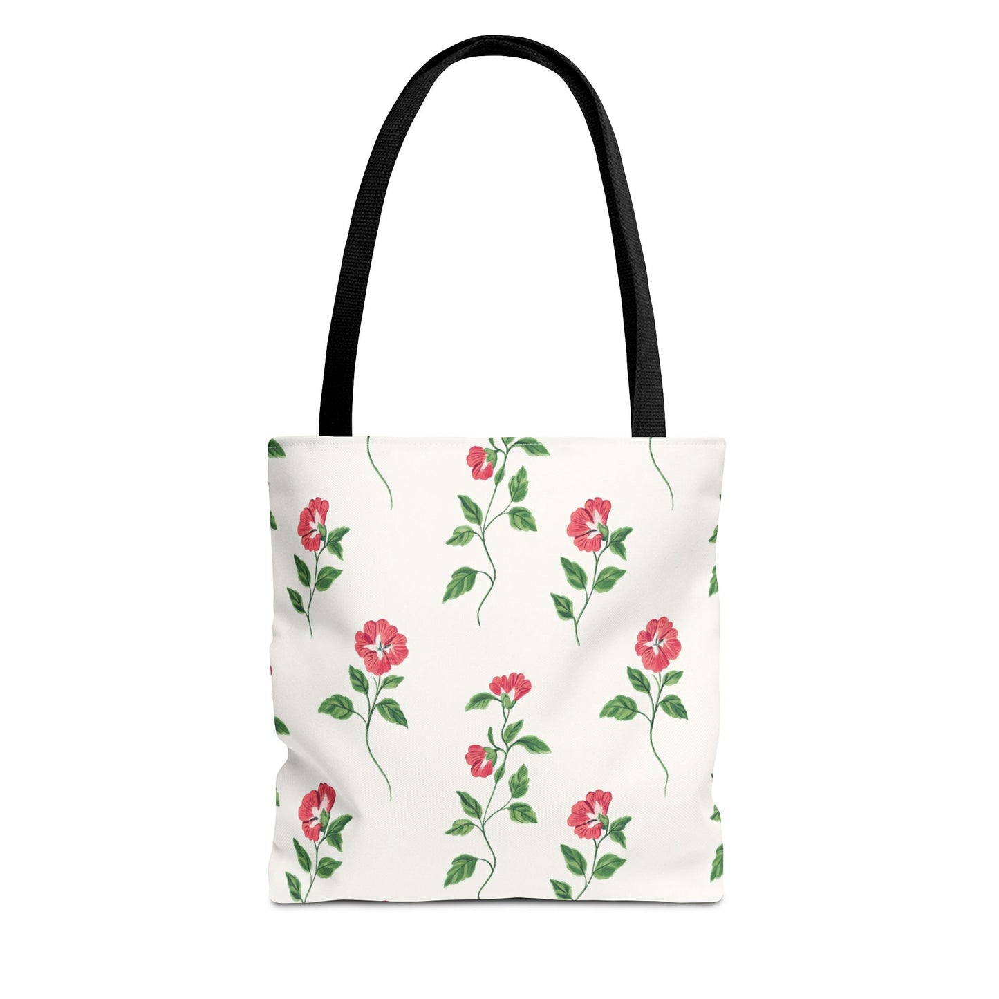 Floral Print Tote Bag - Stylish Everyday Accessory, Beach Bag, Shopping Tote, Gift for Her, Flower Lover's Canvas Bag