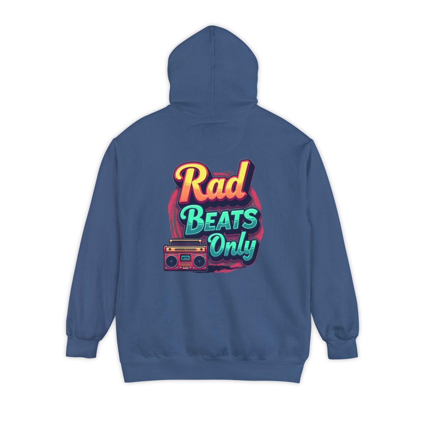 Rad Beats Unisex Hoodie, Music Lover Gift, Fun Retro Apparel, Unique Streetwear, Perfect for Casual Outfits