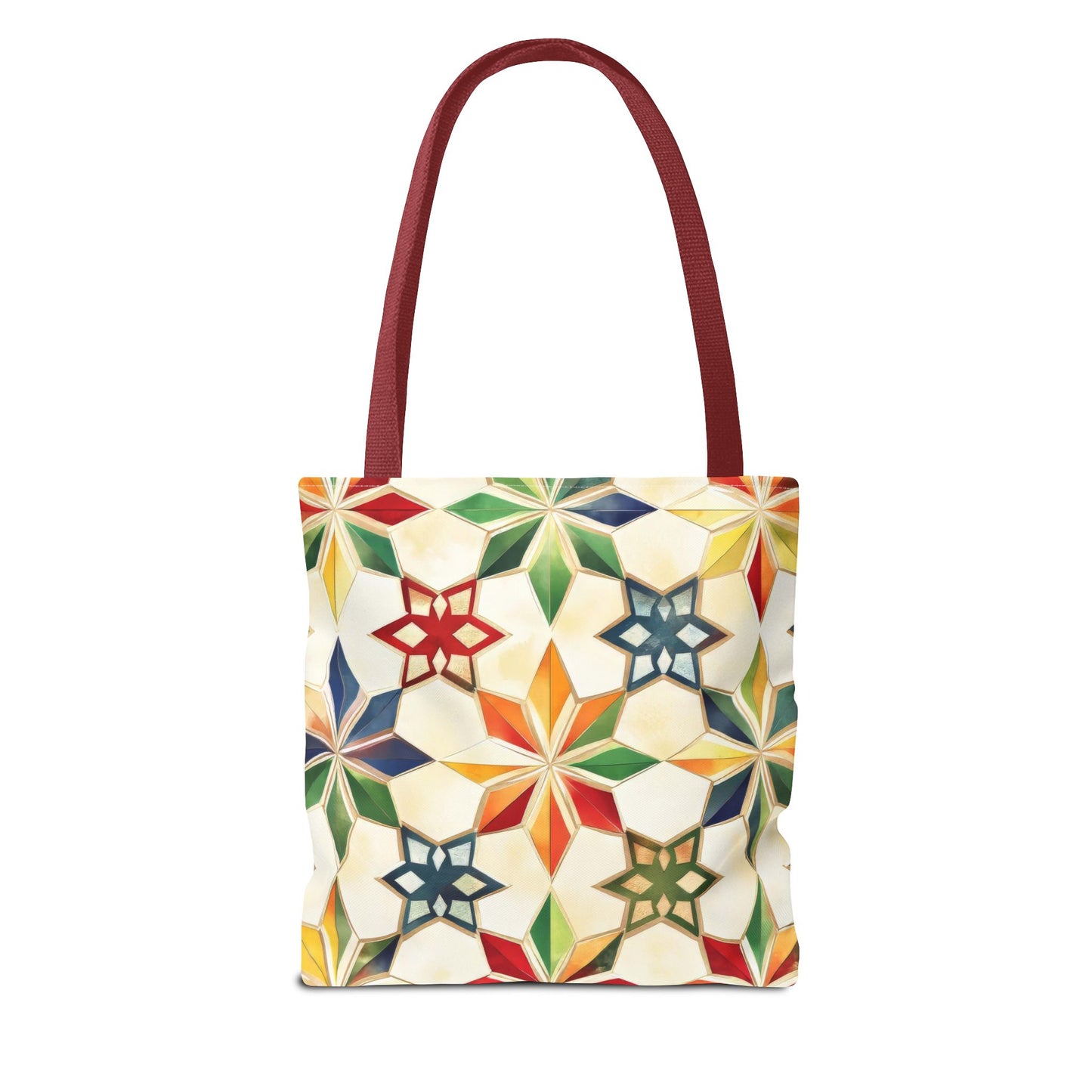 Colorful Geometric Tote Bag - Versatile Shopping Bag, Beach Tote, Gym Bag, Eco-Friendly Gift, Travel Companion