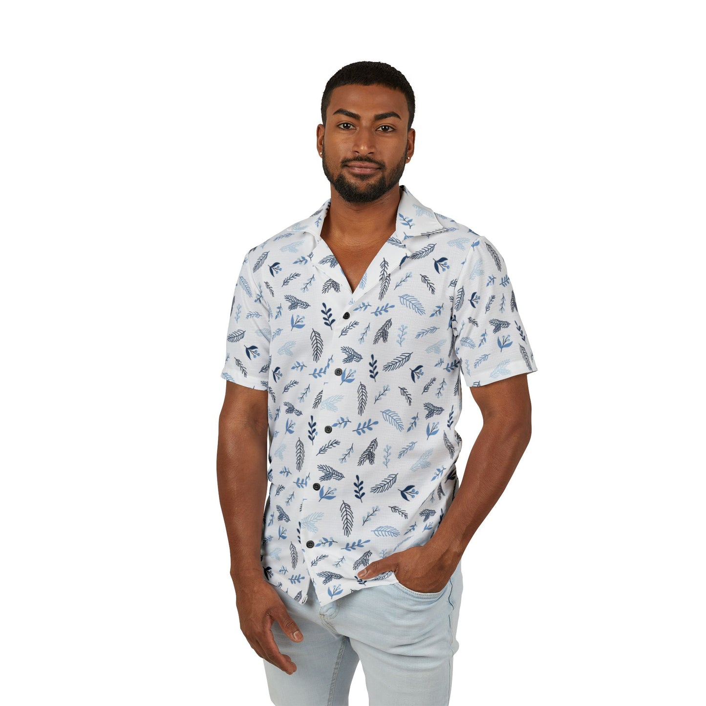 Stylish Men's Hawaiian Camp Shirt - Perfect for Summer Leisure, Beach Days, Parties, Vacation, Casual Wear