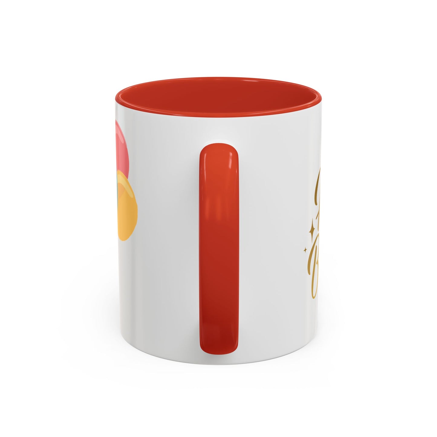 Happy Birthday Accent Coffee Mug - Cute Dinosaur with Balloons - Fun Celebration Drinkware