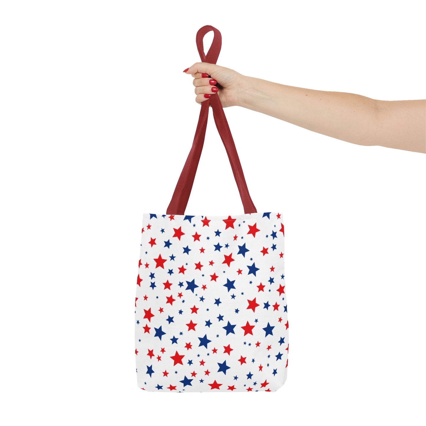 Patriotic Star Tote Bag, Perfect for 4th of July, Festivals, Shopping, Beach Days, Everyday Use, Gift for Her