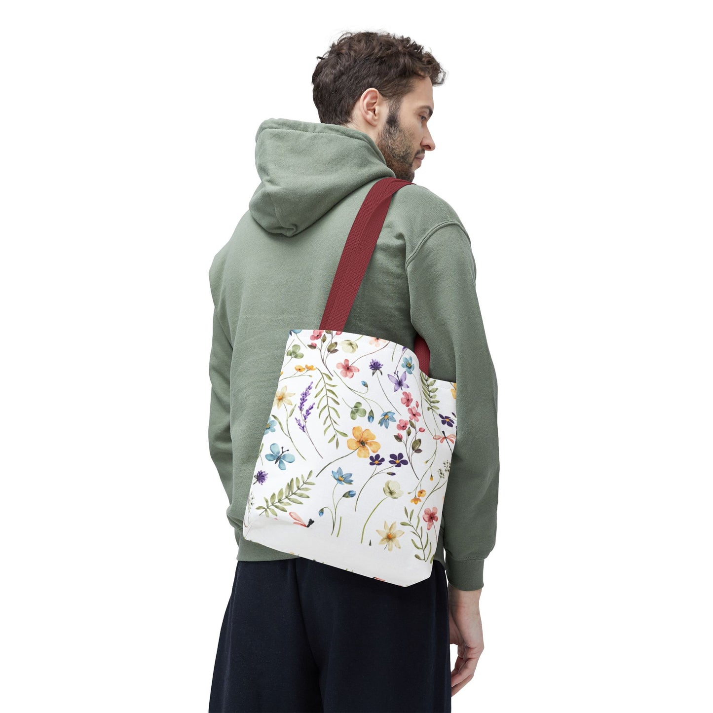 Floral Tote Bag - Stylish, Versatile, Reusable Shopping Bag, Eco-Friendly Gift, Perfect for Spring & Summer