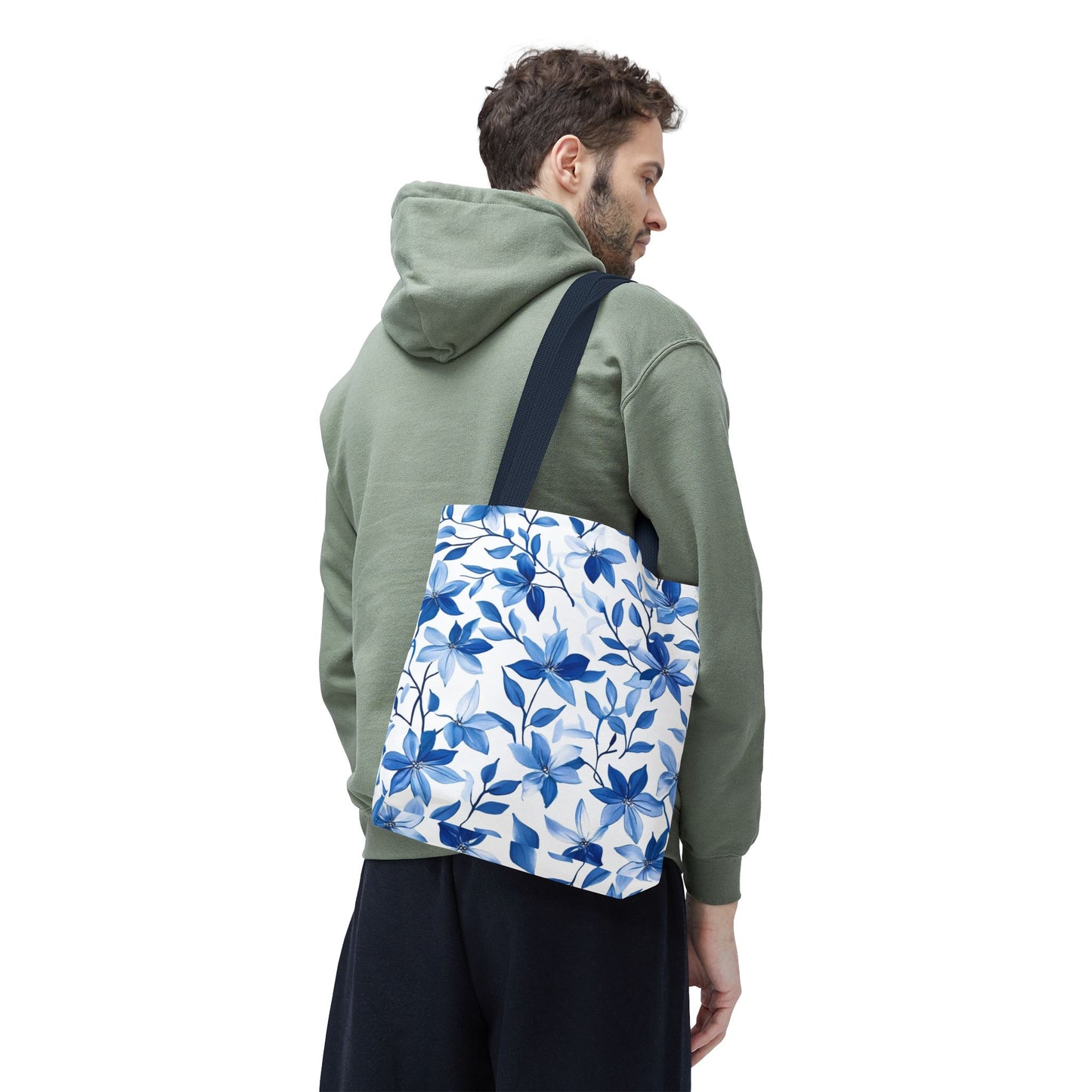 Charming Floral Tote Bag, Reusable Shopping Bag, Eco-Friendly, Gift for Her, Stylish Everyday Bag