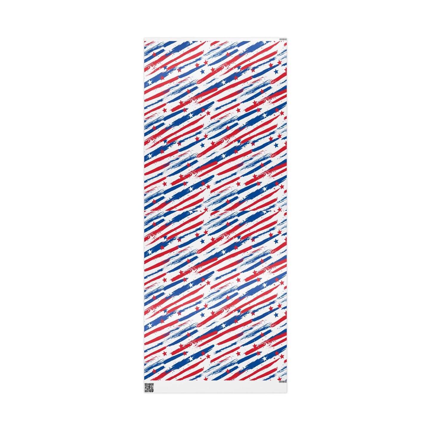 Patriotic Wrapping Paper - Celebratory Gift Wrap for Independence Day, Memorial Day, Veterans Day, Party Supplies, USA Decor