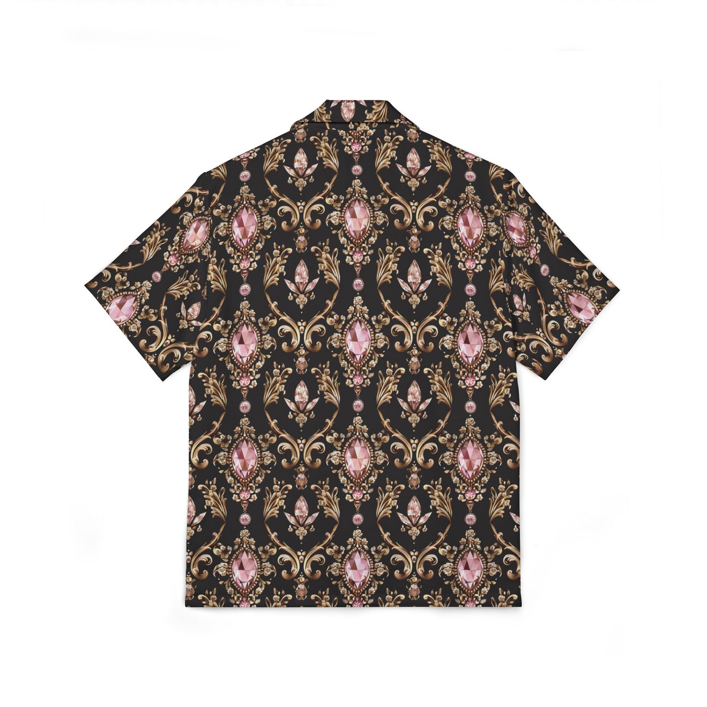 Stylish Hawaiian Camp Shirt for Men, Tropical Shirt, AOP Pattern Summer Wear, Beach Vacation Clothes, Casual Fashion Top