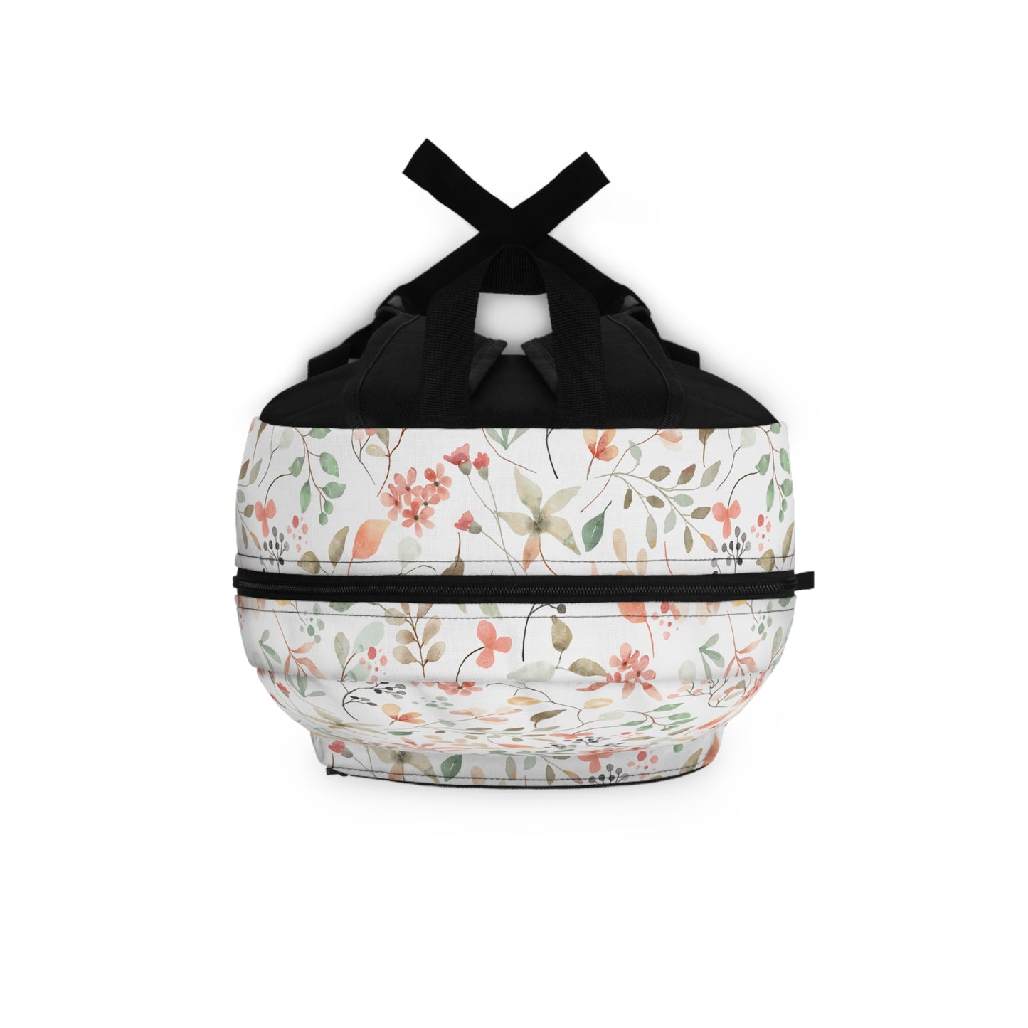Floral Print Backpack, Stylish School Bag, Trendy Travel Backpack, Floral Design Book Bag, Perfect Gift for Students