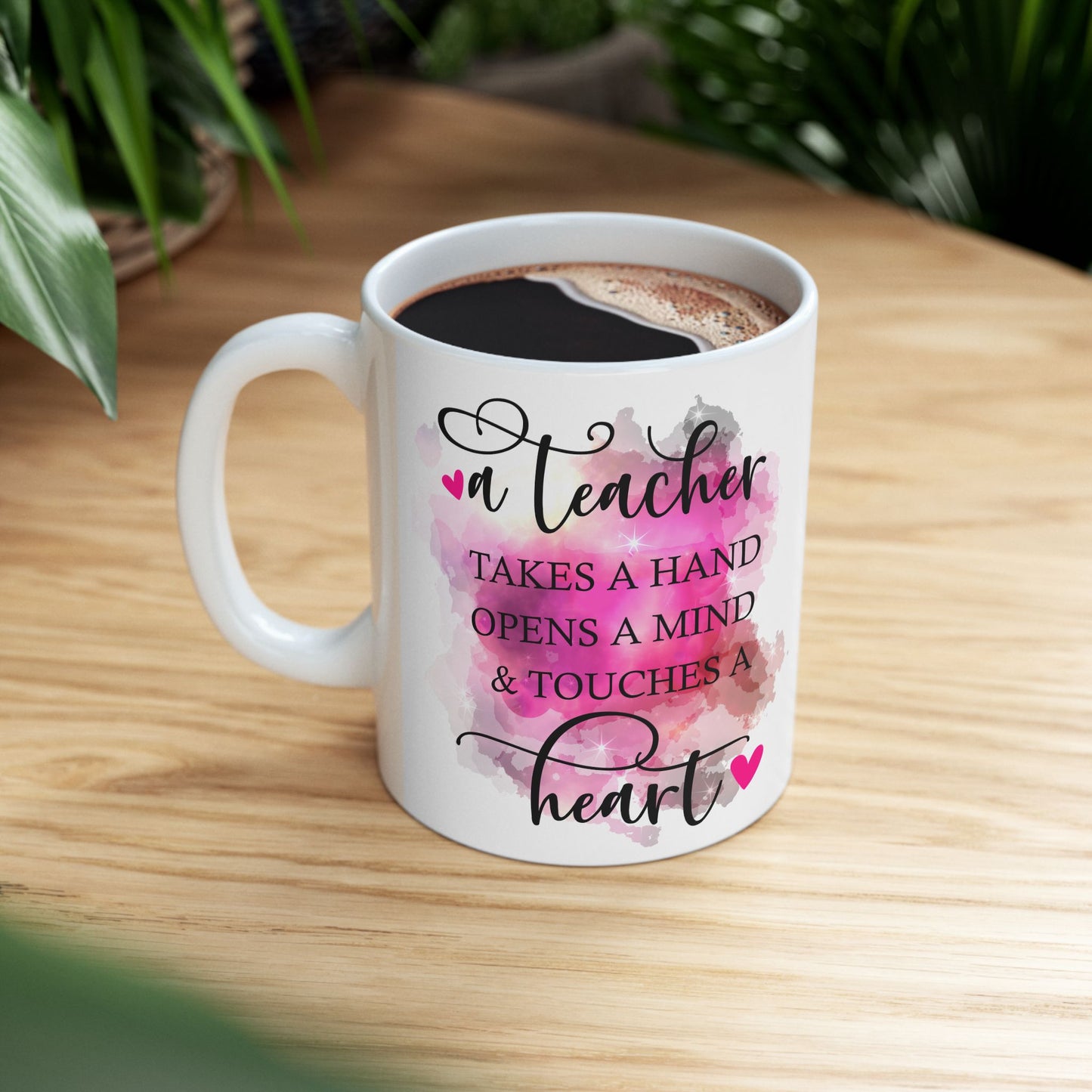 Teacher Appreciation Ceramic Mug - Motivational Gift, 11oz/15oz Coffee Cup for Educators, End of Year Gift, Inspirational Quote