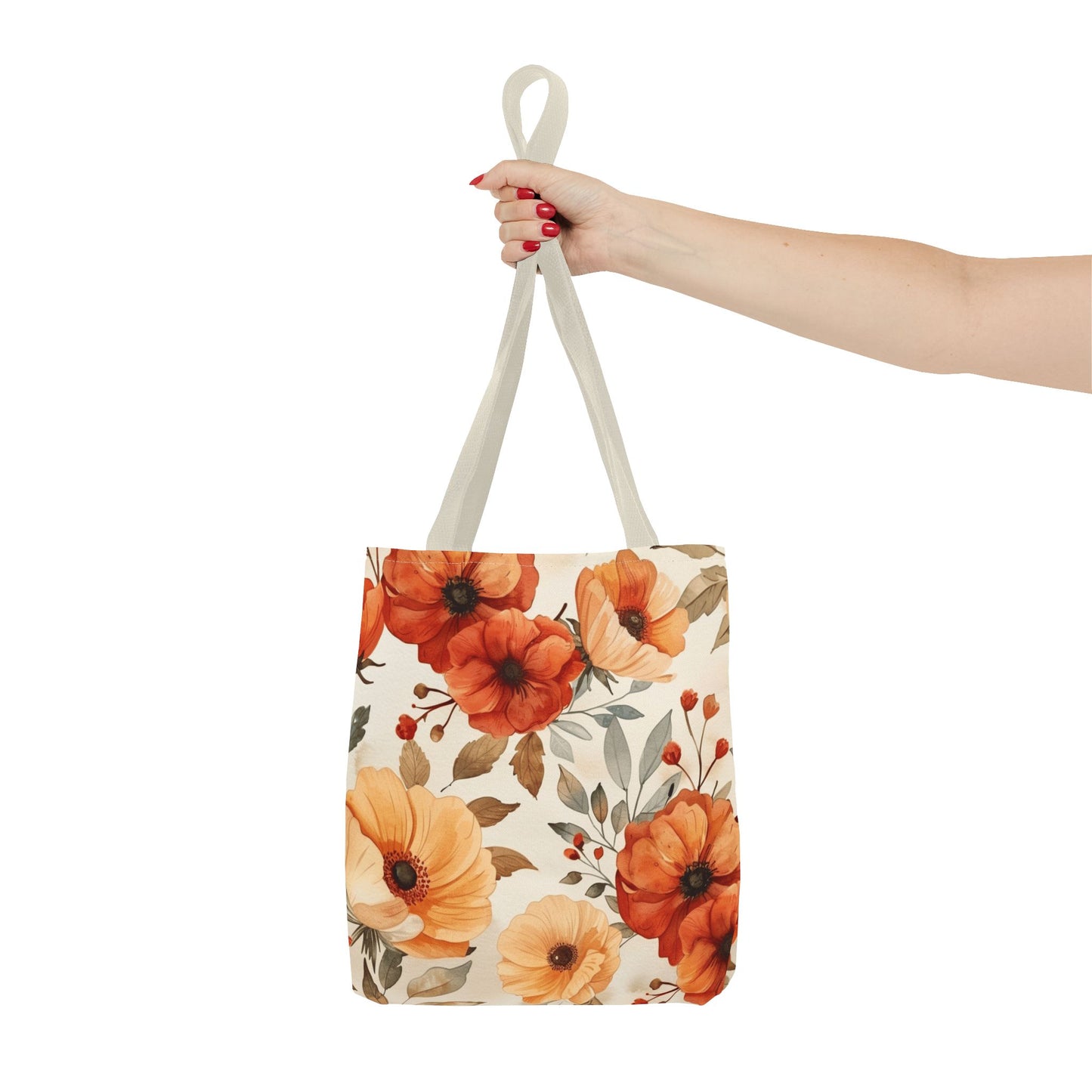 Floral Tote Bag - Boho Chic Reusable Shopping Bag, Gift for Her, Summer Beach Bag, Eco-Friendly Carryall, Everyday Handbag
