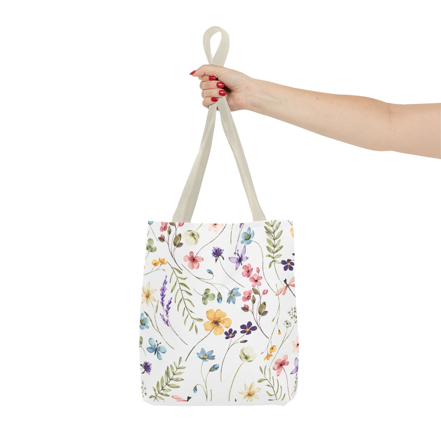 Floral Tote Bag - Stylish, Versatile, Reusable Shopping Bag, Eco-Friendly Gift, Perfect for Spring & Summer