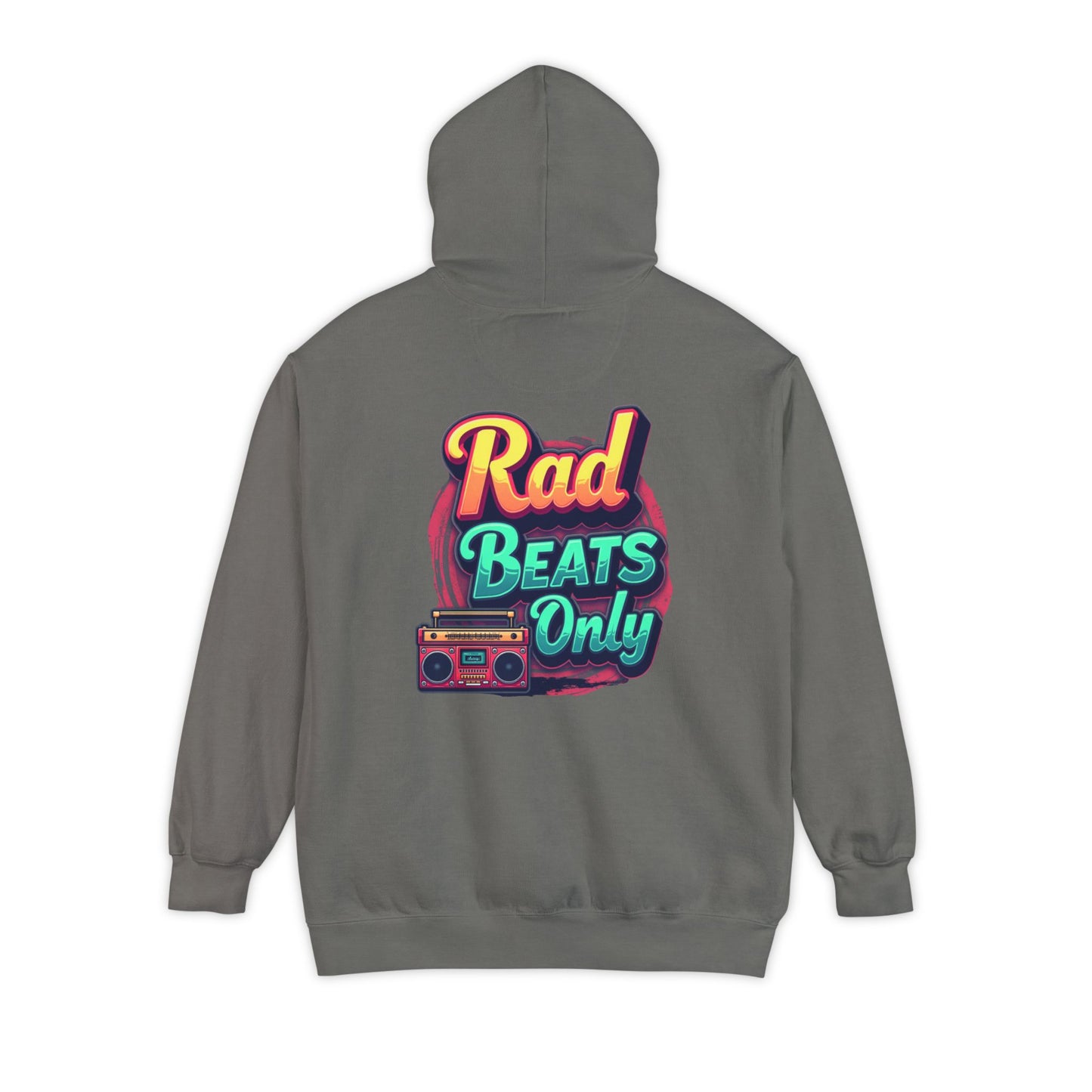 Rad Beats Unisex Hoodie, Music Lover Gift, Fun Retro Apparel, Unique Streetwear, Perfect for Casual Outfits