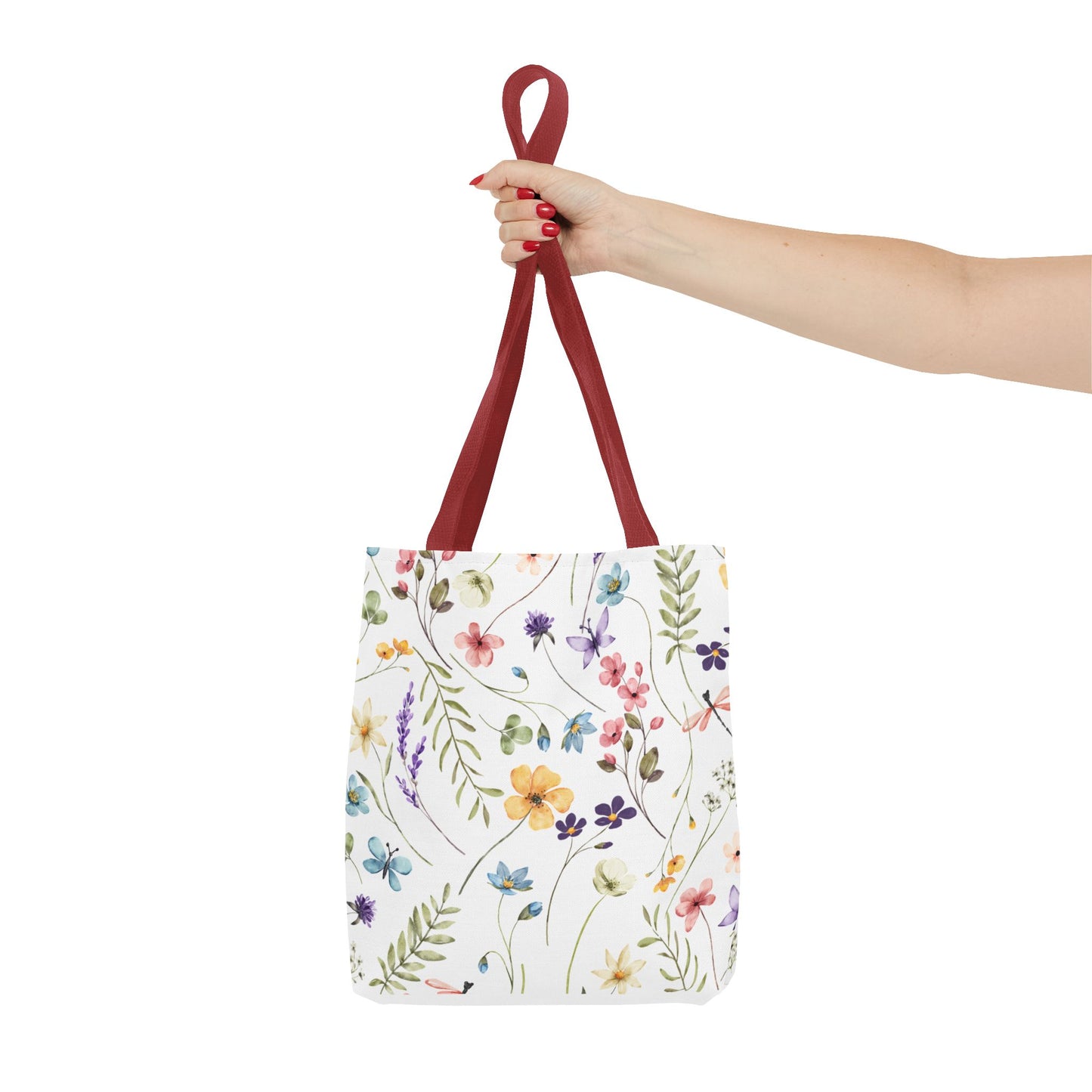 Floral Tote Bag - Stylish, Versatile, Reusable Shopping Bag, Eco-Friendly Gift, Perfect for Spring & Summer