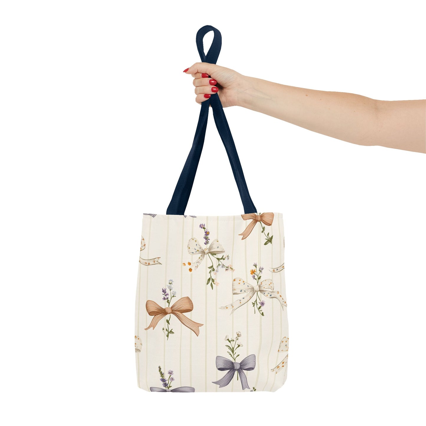 Charming Floral Tote Bag, Gift Bag for Her, Spring Tote, Shopping Bag, Everyday Carryall, Eco-Friendly Bag