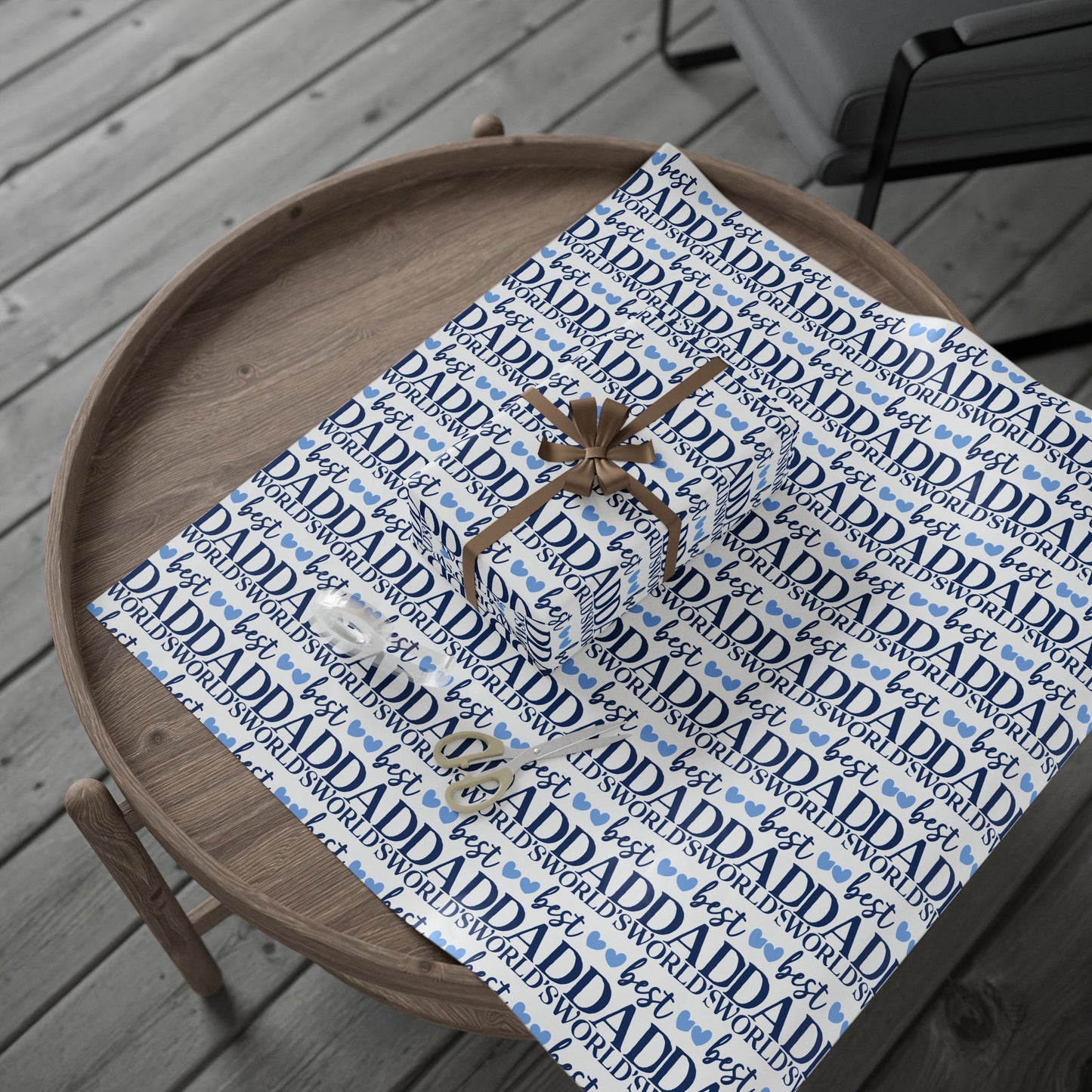 Father's Day Wrapping Paper, Gift Wrap for Dad, Birthday, Holiday, Sentimental Gift Packaging