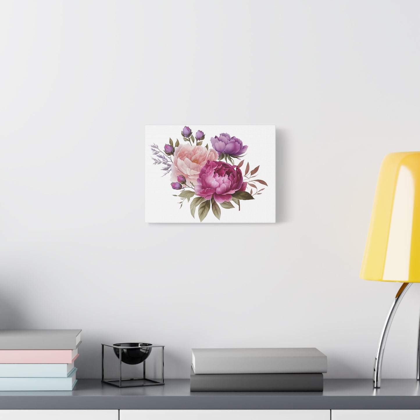 Floral Wall Art Canvas, Home Decor, Gift for Her, Peony Art, Living Room Decoration, Mothers Day