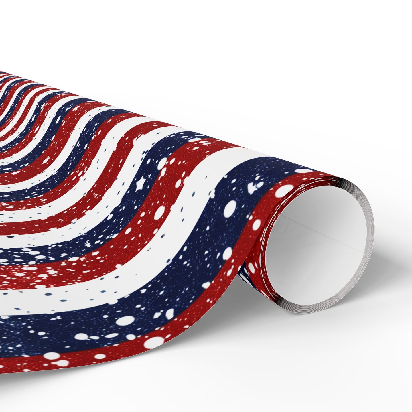 Patriotic Wrapping Paper for Holidays - Festive Gift Wrap, Independence Day, Memorial Day, Birthday, All Occasions