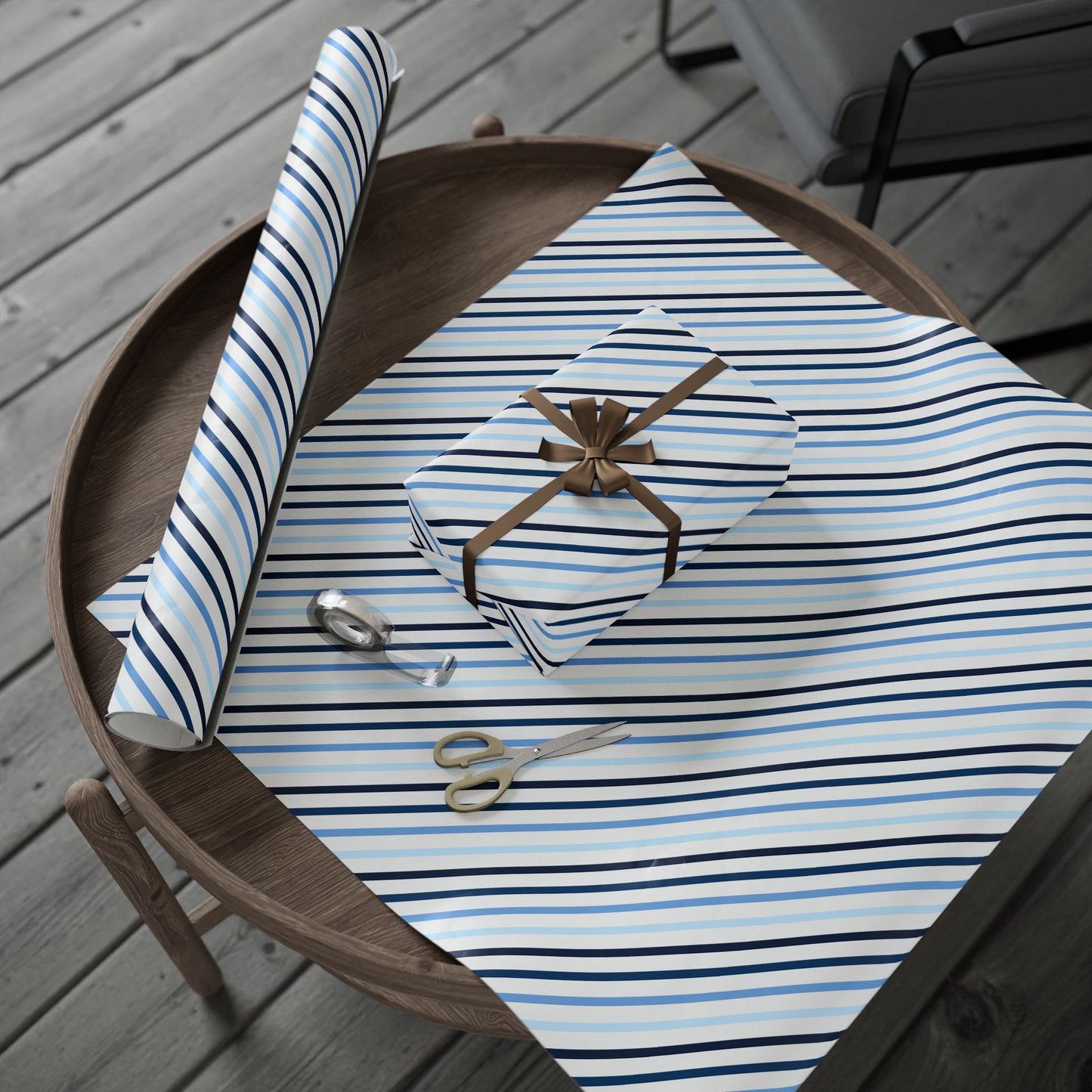 Modern Striped Wrapping Paper, Elegant Gift Wrap for Birthdays, Holidays, Baby Showers, Eco-Friendly Packaging, Stylish Presents