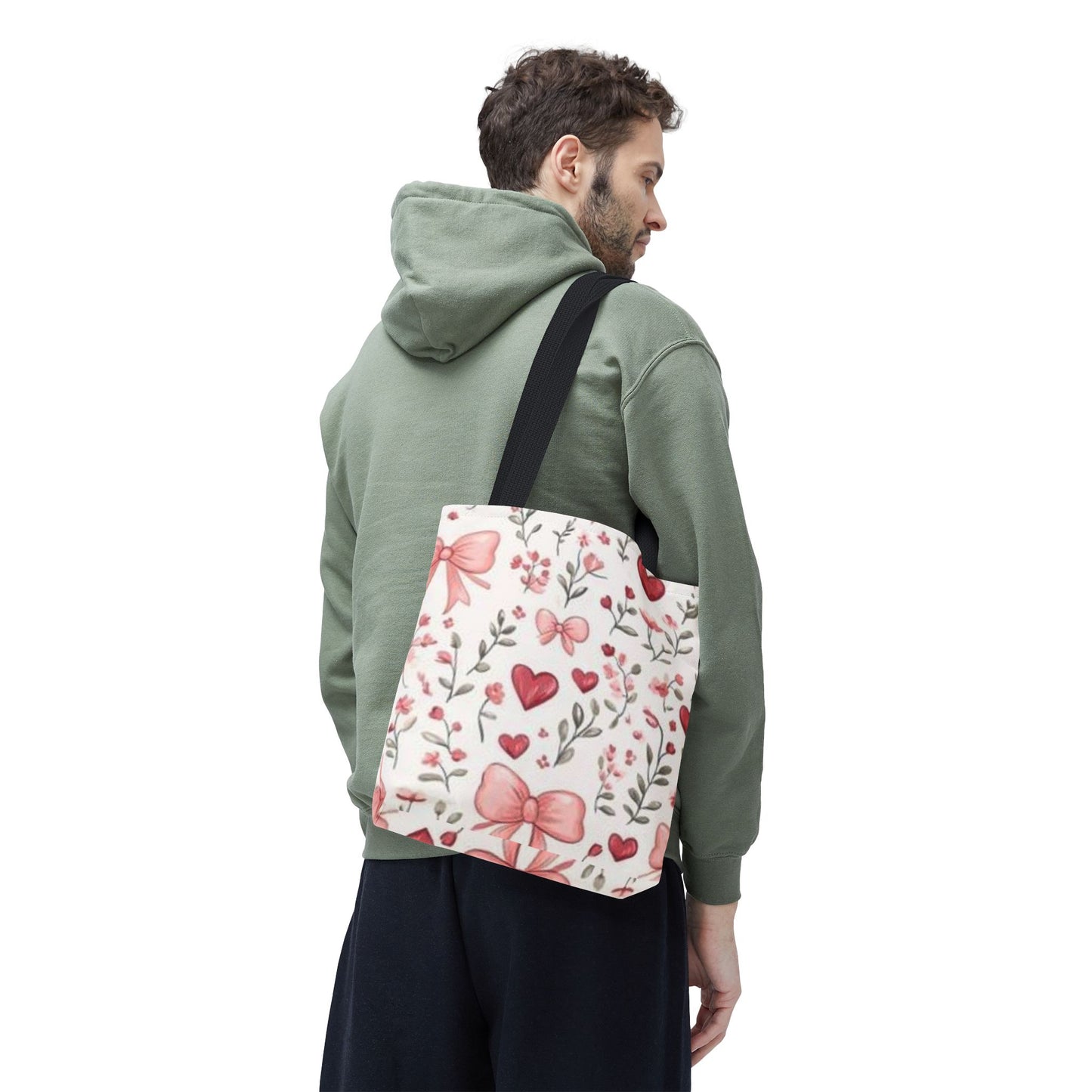 Romantic Floral Tote Bag, Perfect for Mother’s Day, Valentine's Day, Bridesmaid Gift, Everyday Use, Cute Shopping Bag
