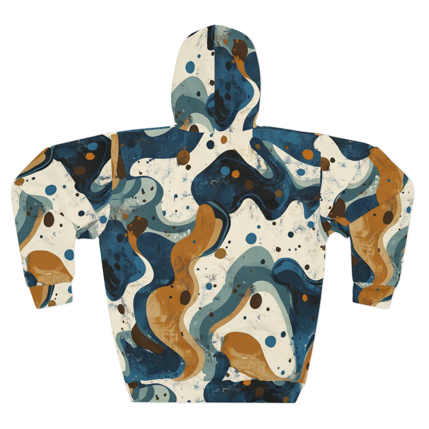 Abstract Pattern Unisex Pullover Hoodie, Cozy Hoodie, Trendy Streetwear, Casual Fashion, Unique Gift Idea, Everyday Comfort