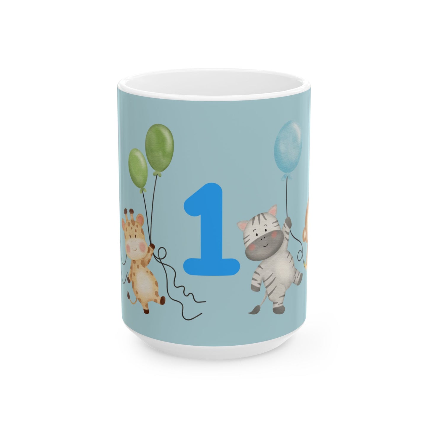 Birthday Animal-Themed Ceramic Mug - 11oz & 15oz