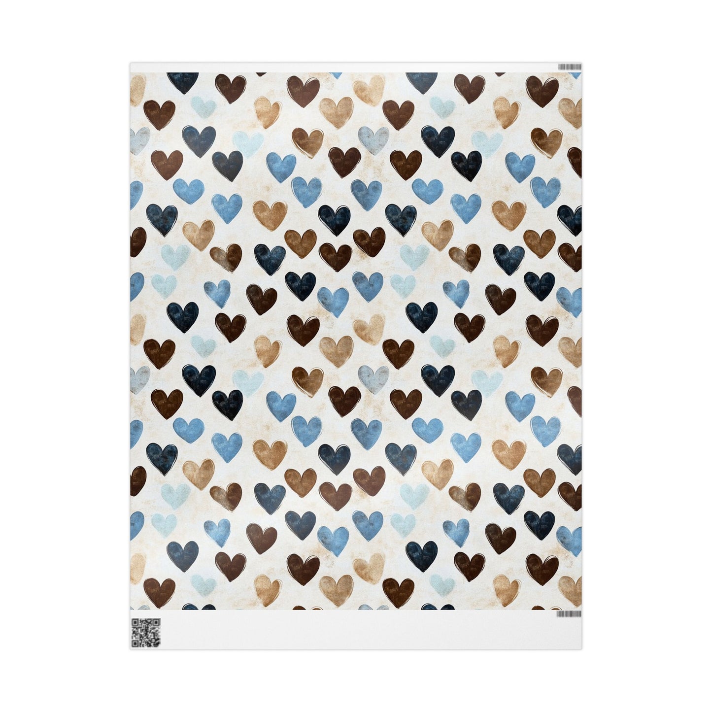 Heart Pattern Wrapping Paper, Gift Wrap, Birthday Pack, Eco-Friendly Wrapping, Valentine's Day Decor, Holiday Gift Ideas