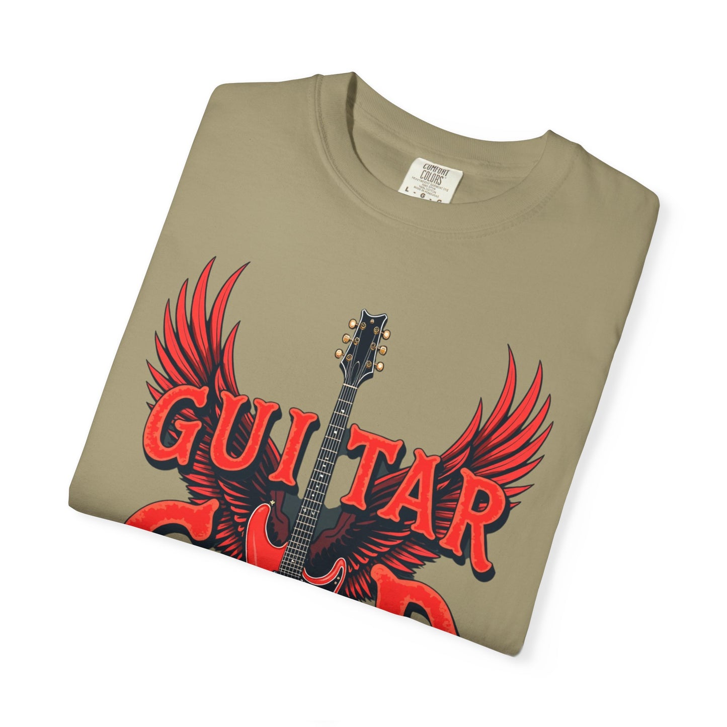Guitar God T-Shirt, Music Lover Gift, Unisex Graphic Tee, Rock & Roll Apparel, Concert Outfit, Gift for Musicians