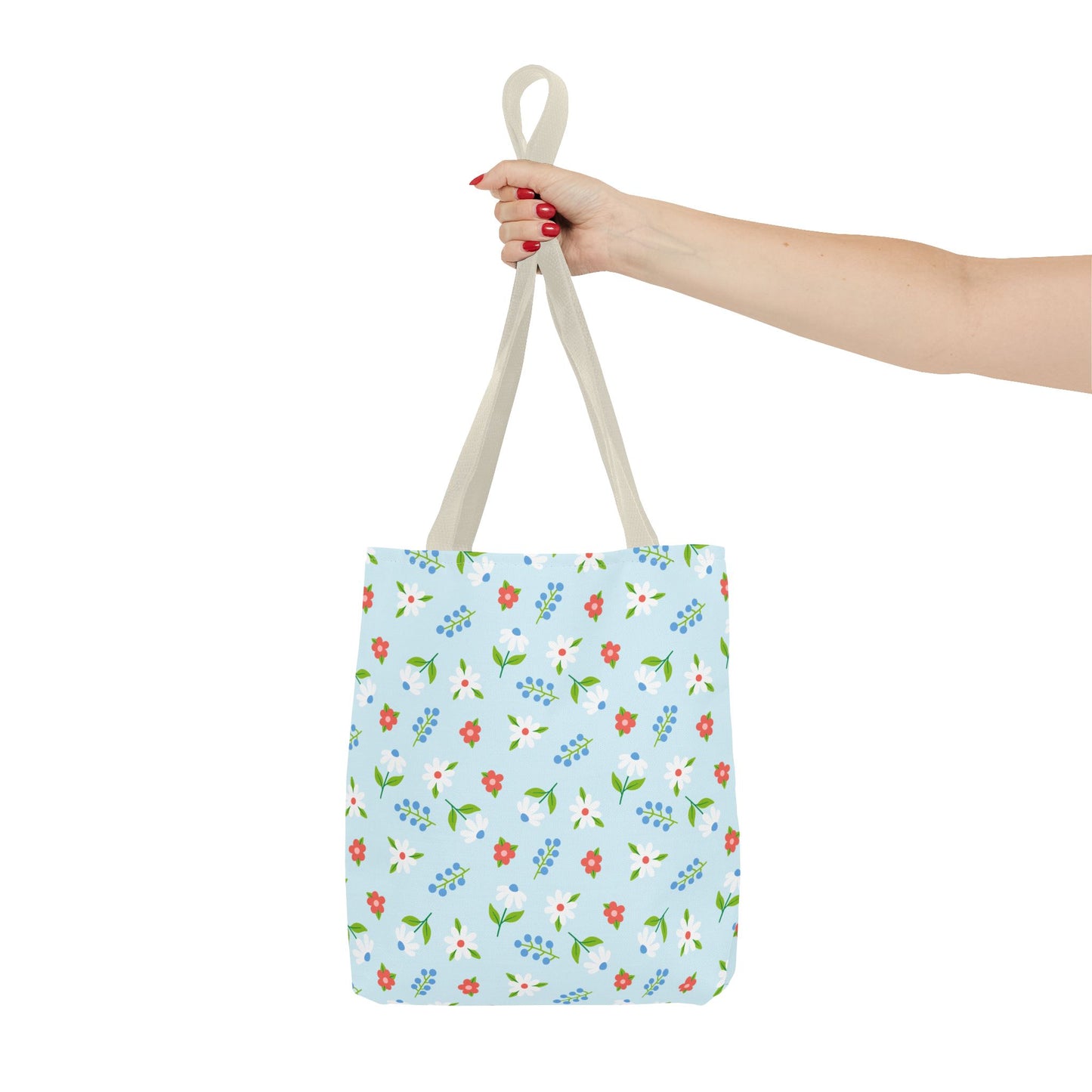 Floral Tote Bag, Spring Style, Eco-Friendly Shopping Bag, Gift for Her, Reusable Grocery Tote, Bright Floral Design