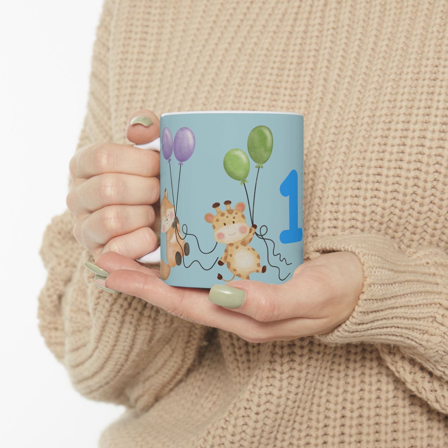 Birthday Animal-Themed Ceramic Mug - 11oz & 15oz