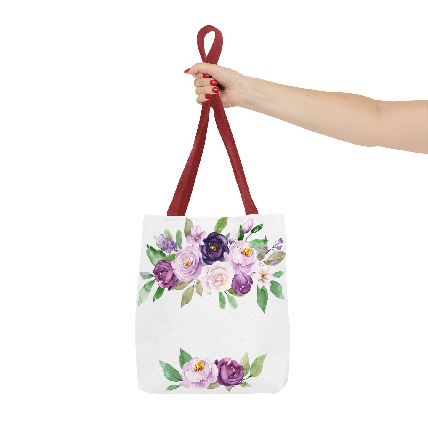 Floral Tote Bag, Stylish Market Bag, Spring Gift, Eco-Friendly Shopping Bag, Flower Print, Birthday Present, Lightweight Carryall
