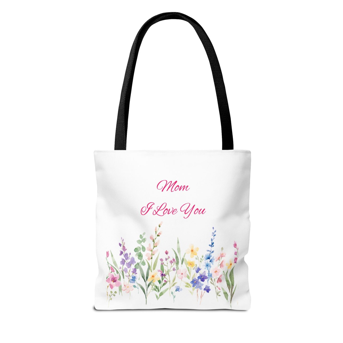 Floral Tote Bag for Moms, Mother's Day Gift, Reusable Shopping Bag, Elegant Floral Design, Eco-Friendly Mom Purse, Daily Use Bag