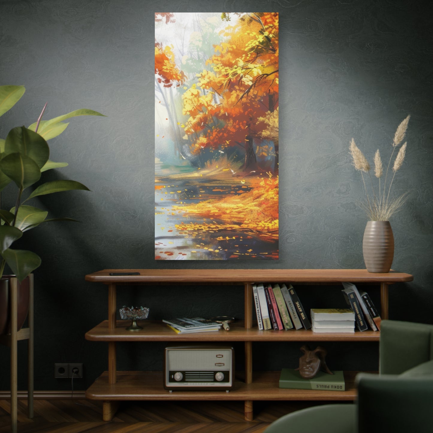 Autumn Serenity Canvas Print, Fall Decor, Home Wall Art, Nature Artwork, Gift for Nature Lovers, Cozy Decorating