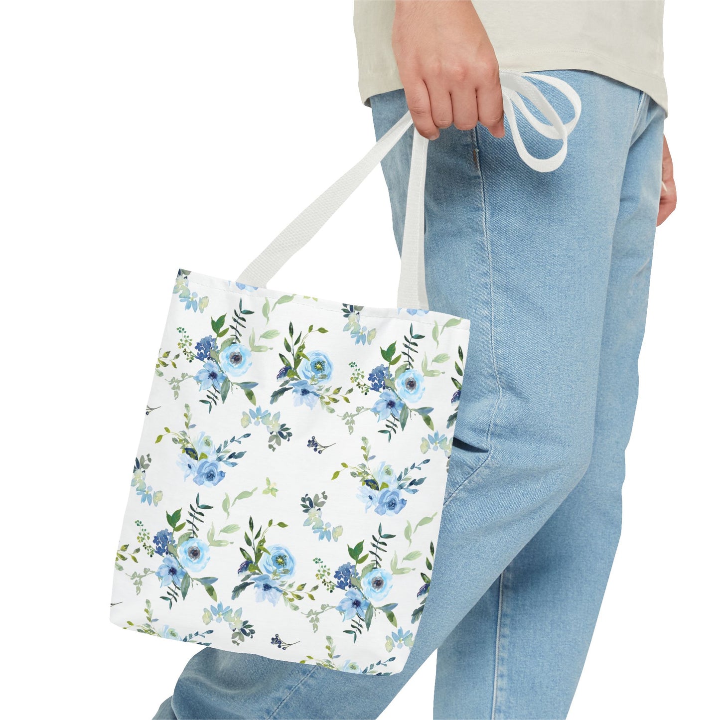 Floral Tote Bag, Stylish Reusable Bag, Eco-Friendly Shopping Tote, Beach Bag, Gift Bag for Her