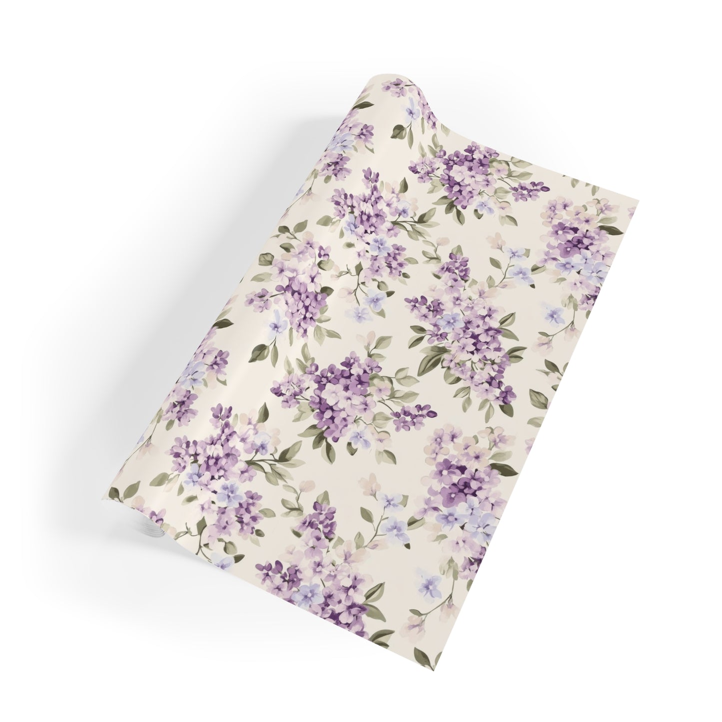 Floral Gift Wrapping Paper Roll, Elegant Floral Wrap for Birthdays, Weddings, Showers, Christmas Gifts, Eco-Friendly Wrapping