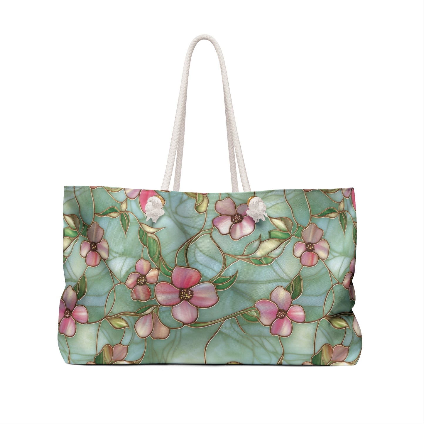 Floral Weekender Bag | Travel Tote, Beach Bag, Gym Bag, Overnight Bag, Summer Essentials