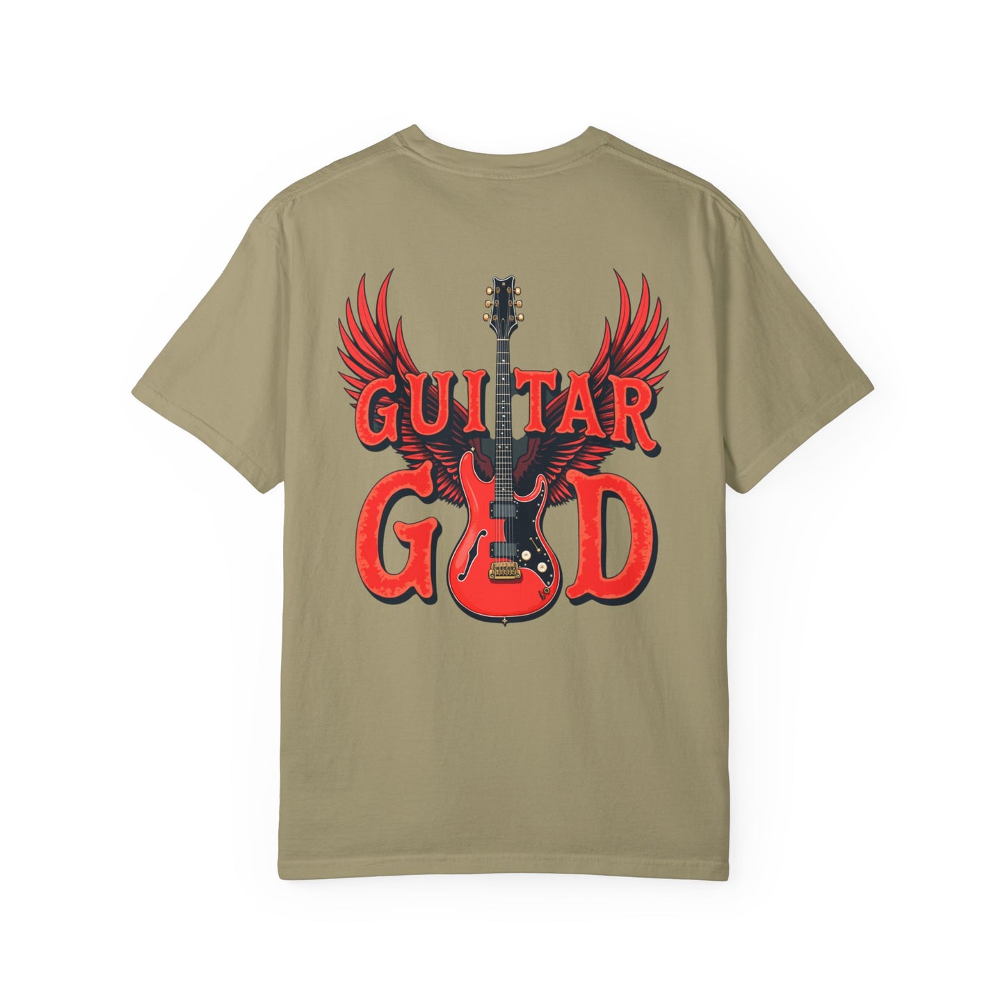 Guitar God T-Shirt, Music Lover Gift, Unisex Graphic Tee, Rock & Roll Apparel, Concert Outfit, Gift for Musicians