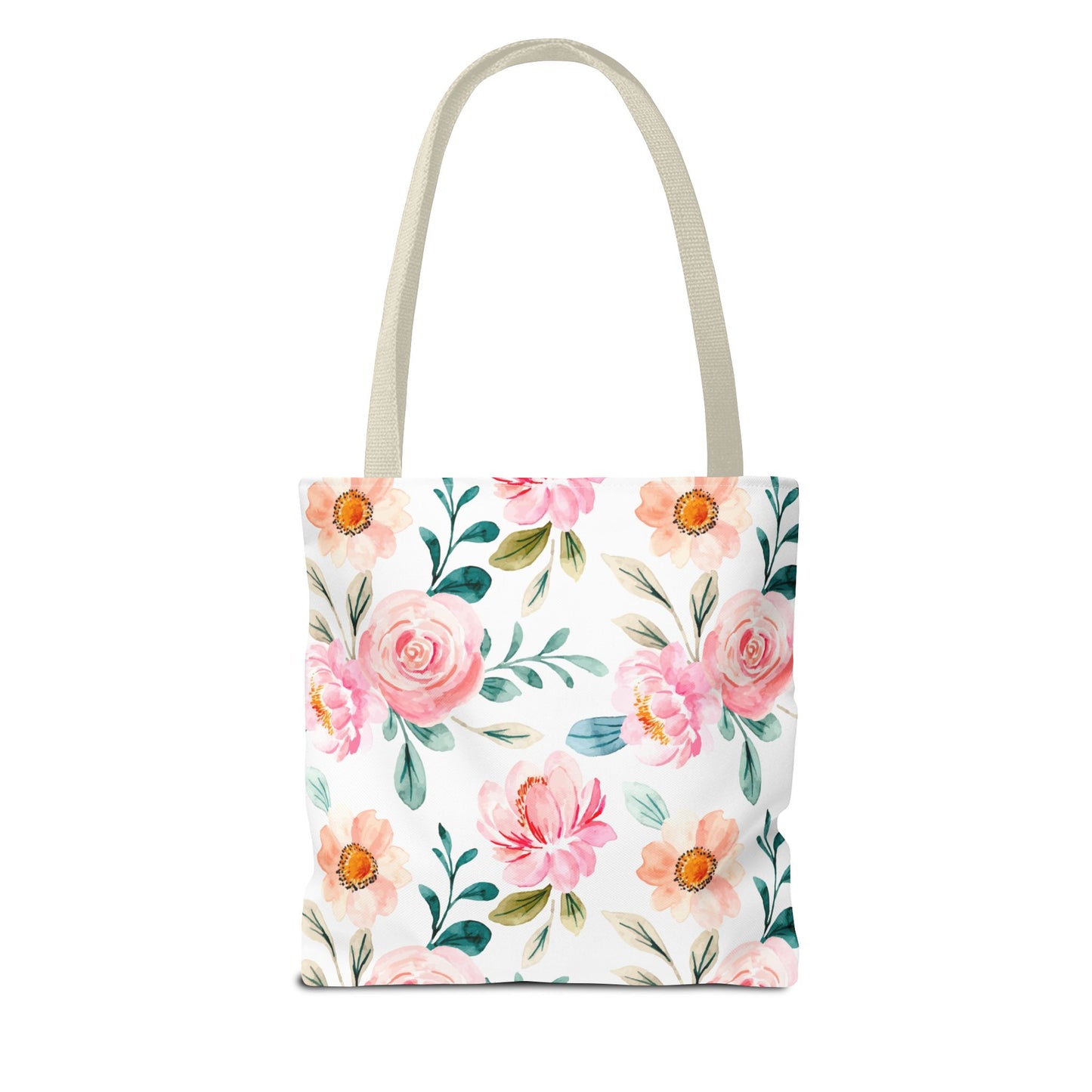 Floral Print Tote Bag, Stylish Shopping, Eco-Friendly Gift, Beach Bag, Floral Tote, Everyday Carryall